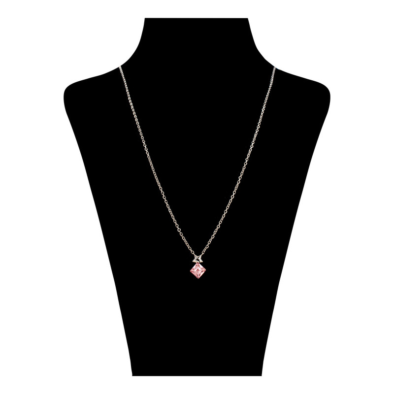 گردنبند نقره زنانه سواروسکی مدل ستاره و سنگ کد 659554