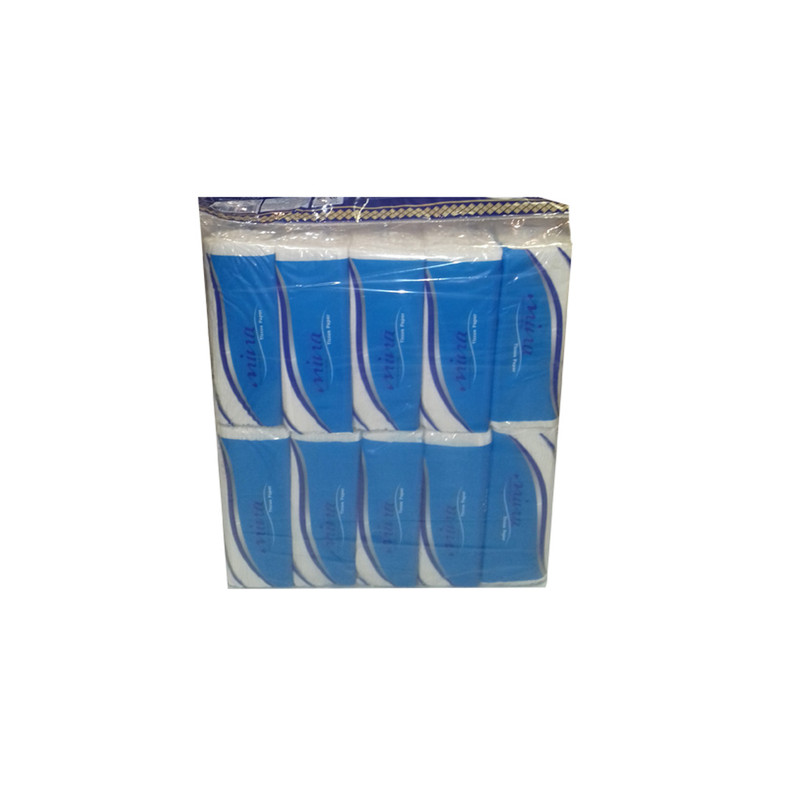 دستمال کاغذی مینا مدل 001 بسته 10 عددی