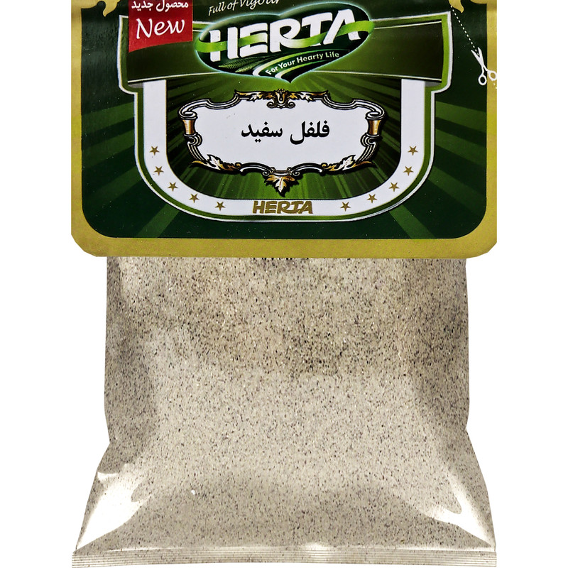 پودر فلفل سفید هرتا - 50 گرم