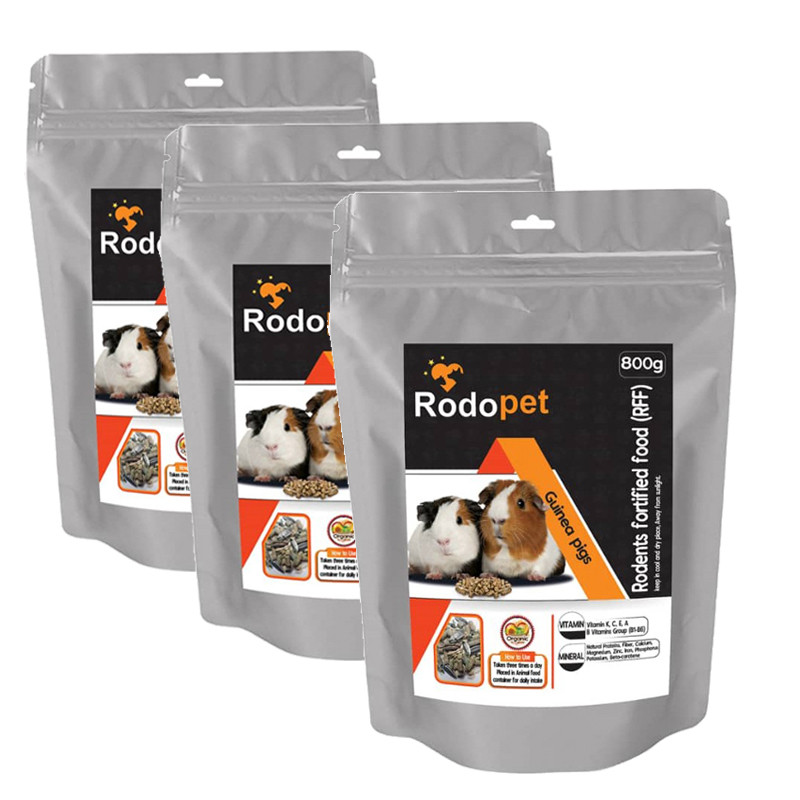 خرید و قیمت غذای خوکچه ردوپت مدل GR800 وزن 800 گرم بسته بندی 3 عددی