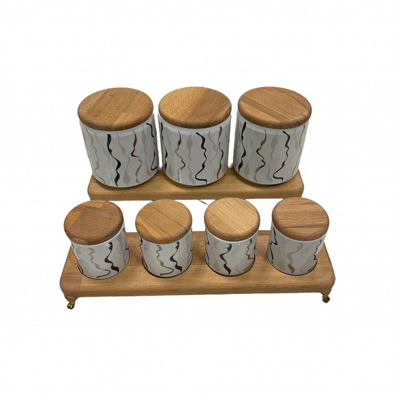 خرید و قیمت ست ادویه 7 پارچه روهام مدل راش 3700