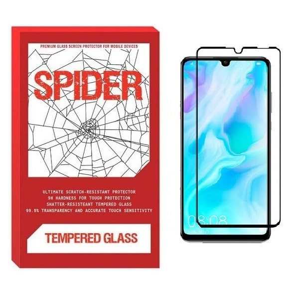 محافظ صفحه نمایش اسپایدر مدل FUL مناسب برای گوشی موبایل هوآوی P30 lite