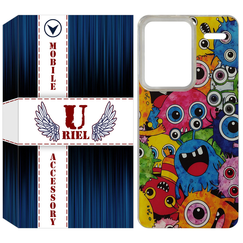 کاور یوریل مدل HLG طرح هیولا مناسب برای گوشی موبایل شیائومی Redmi Note 13 Pro Plus