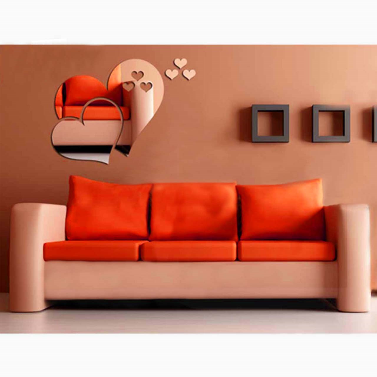 آینه دکوپدیده مدل قلب1004