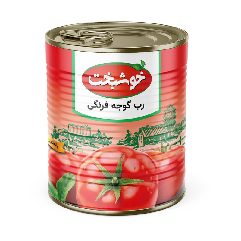 خرید و قیمت رب گوجه فرنگی خوشبخت مقدار 800 گرم
