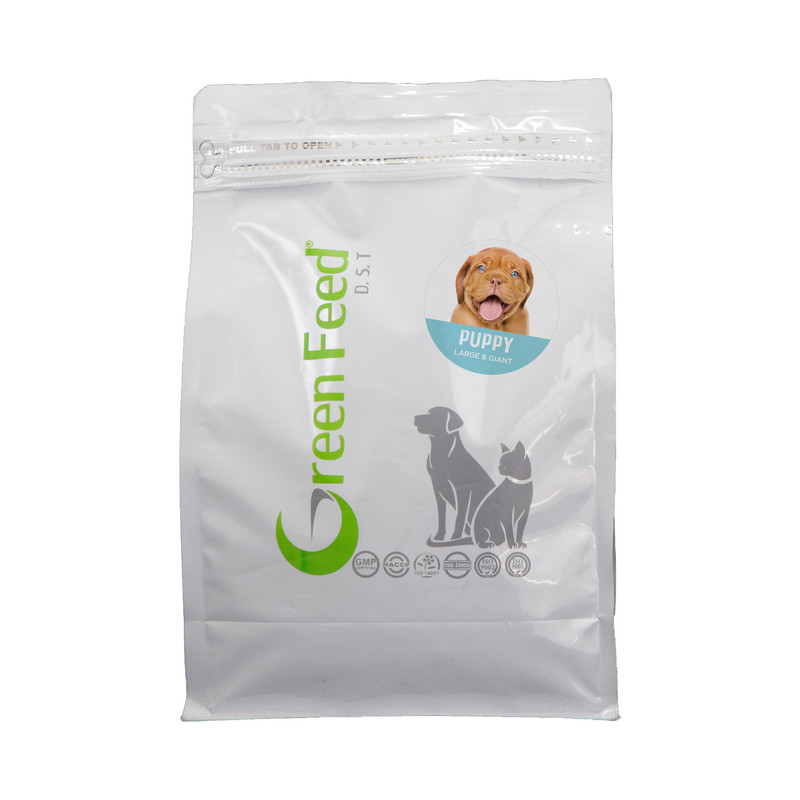 غذا خشک توله سگ گرین فید مدل بزرگ و غول آسا وزن 1000 گرم