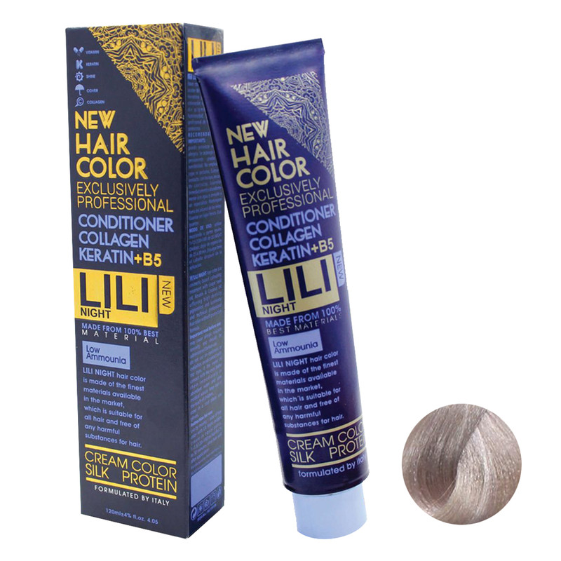 رنگ مو لی لی نایت مدل B5 شماره PR12 حجم 120 میلی لیتر رنگ مرواریدی