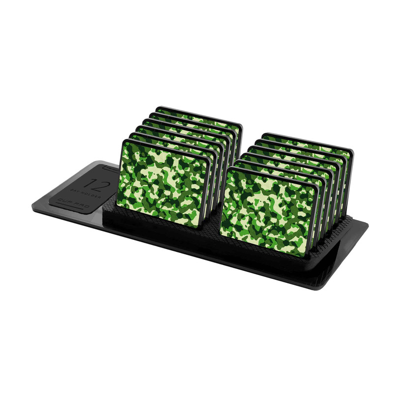 زیر لیوانی ماهوت مدل Army-Green-2 بسته 12 عددی