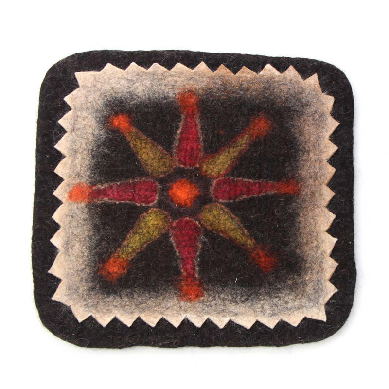 خرید و قیمت زیر انداز نمدی آرانیک مدل خورشید کد 1414500009