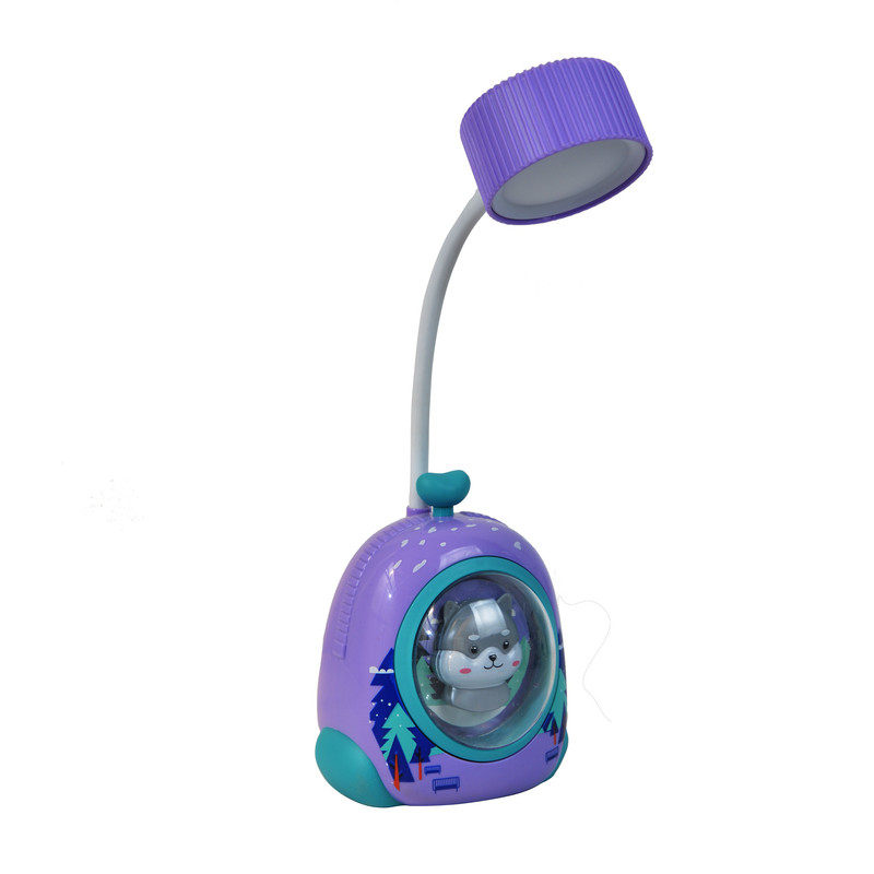 چراغ مطالعه مدل شارژی طرح خرس کابین دار کد xjd-09