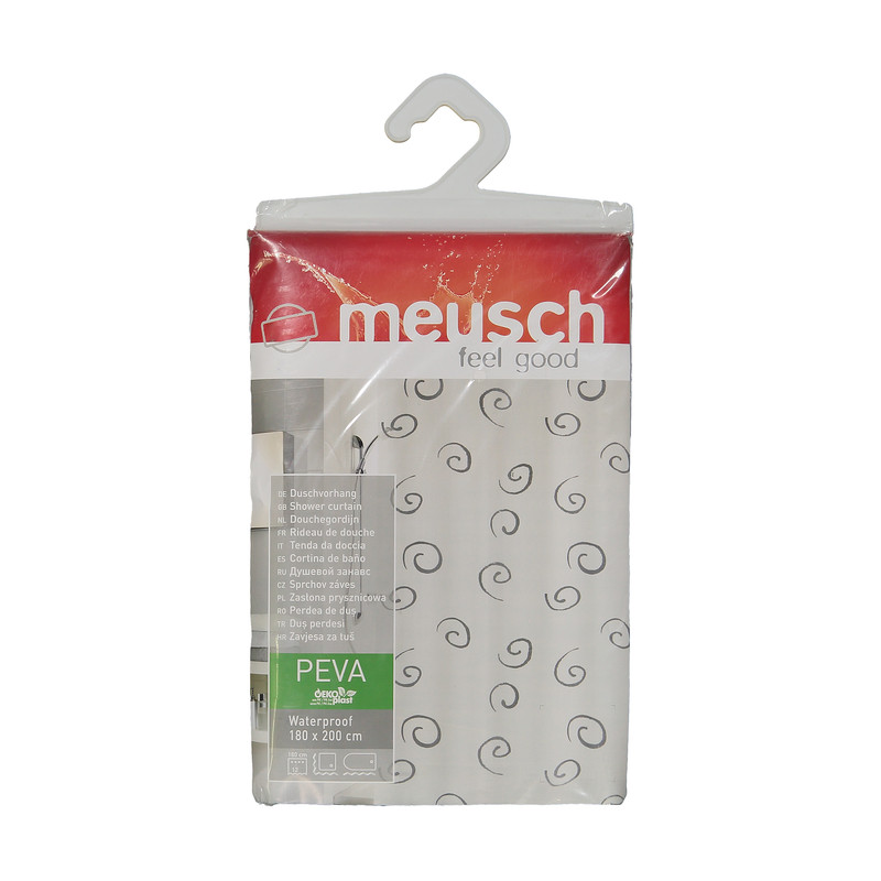 پرده حمام میوش کد 2654901305 سایز 180 × 200 سانتی متر