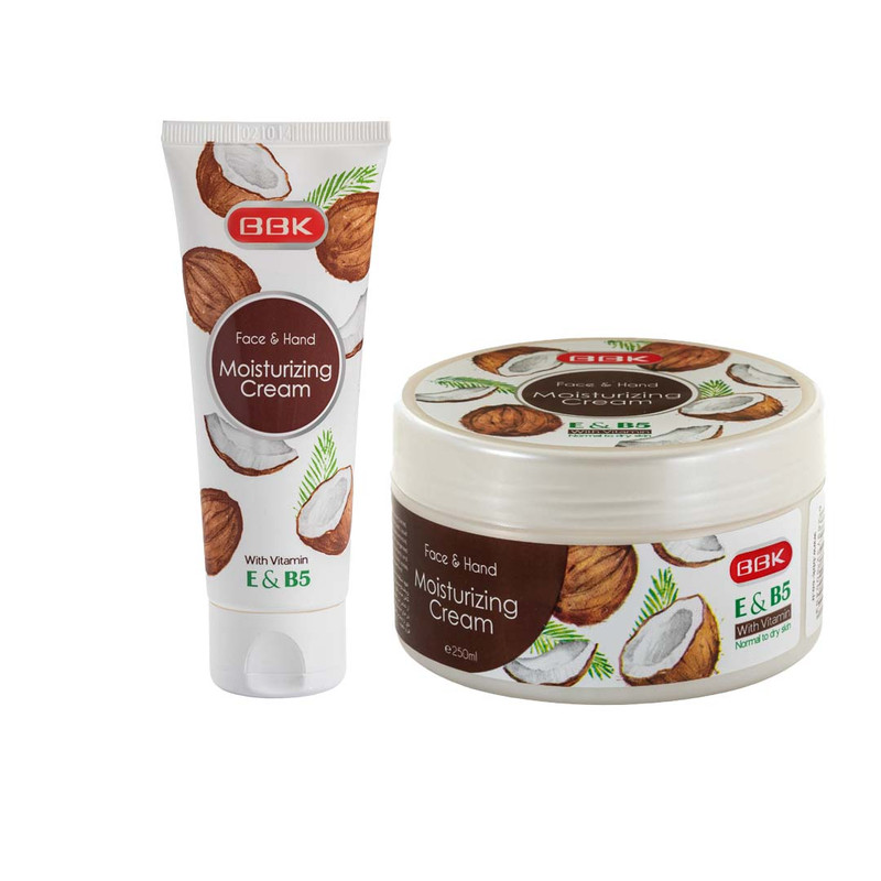 خرید و قیمت کرم مرطوب کننده ببک مدل نارگیل حجم 250 میلی لیتر به همراه کرم نرم کننده دست و صورت مدل نارگیل حجم 75 میلی لیتر