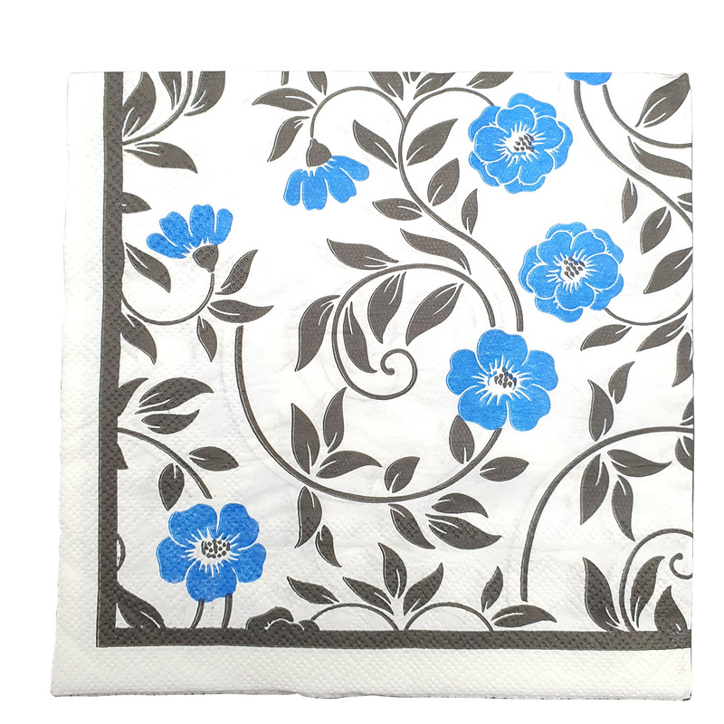 دستمال سفره مدل گل بسته 20 عددی