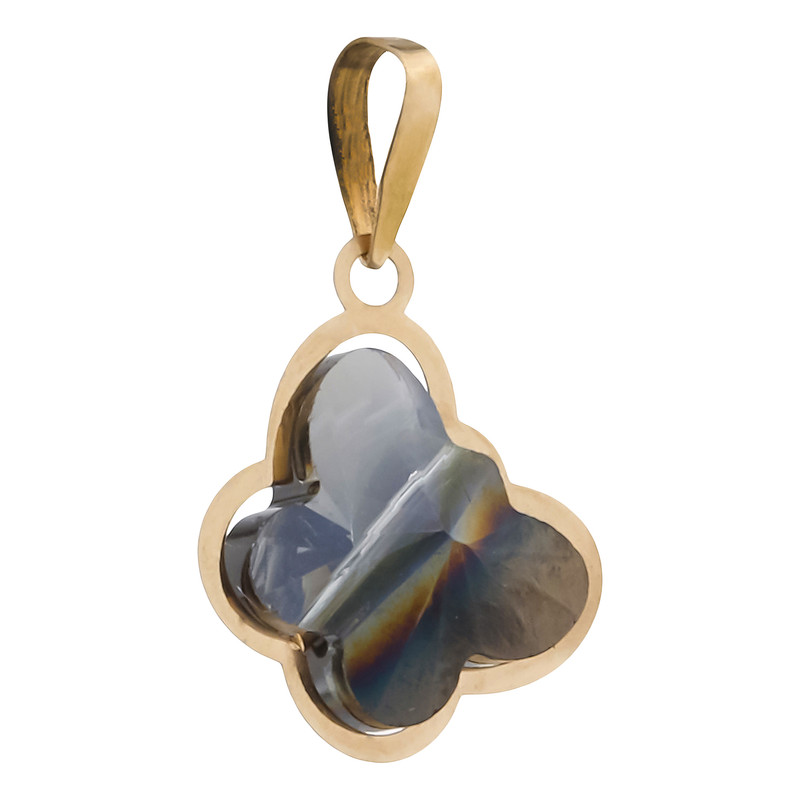 خرید و قیمت آویز گردنبند طلا 18 عیار زنانه میو گلد مدل N1923