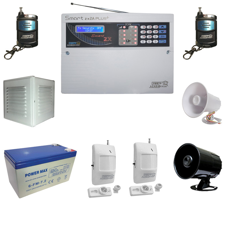 دزدگیر اماکن پرتو آذرخش مدل Smart ZX2A Plus C