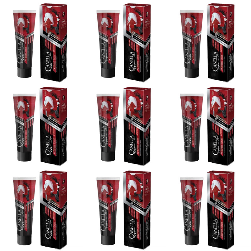 خمیر دندان کنلا مکس مدل زغالی حجم 100 میلی لیتر مجموعه 9 عددی