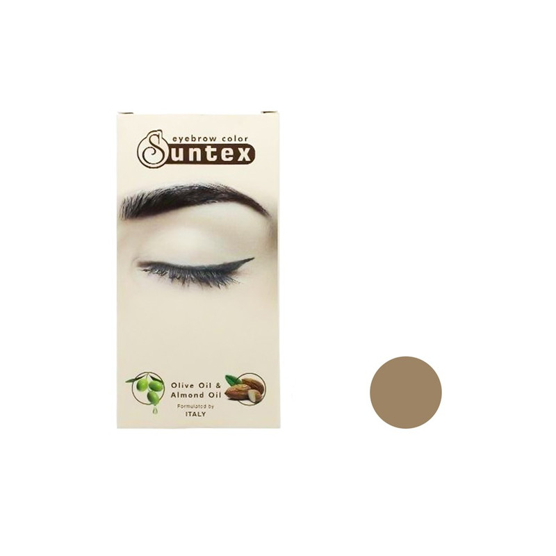 خرید و قیمت کیت رنگ ابرو سانتکس شماره CA8.E9.08 حجم 30 میلی لیتر رنگ کاراملی