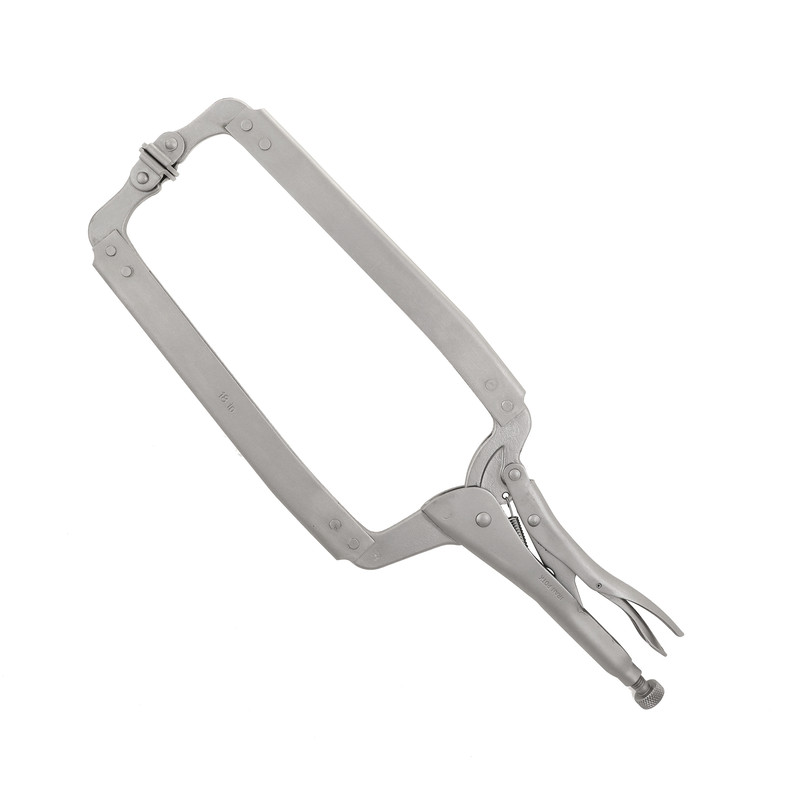 انبر قفلی C شکل ایران پتک مدل HE 1810 سایز 18 اینچ