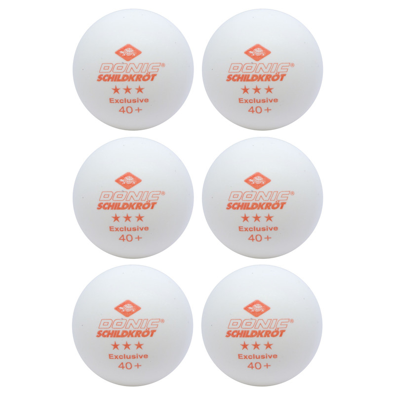 خرید و قیمت توپ پینگ پنگ دانیک شیلدکروت مدل Exclusive 3 Stars بسته 6 عددی