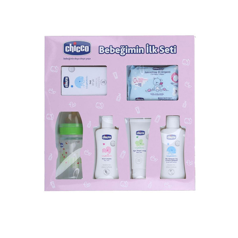 ست بهداشتی کودک چیکو مدل دخترانه