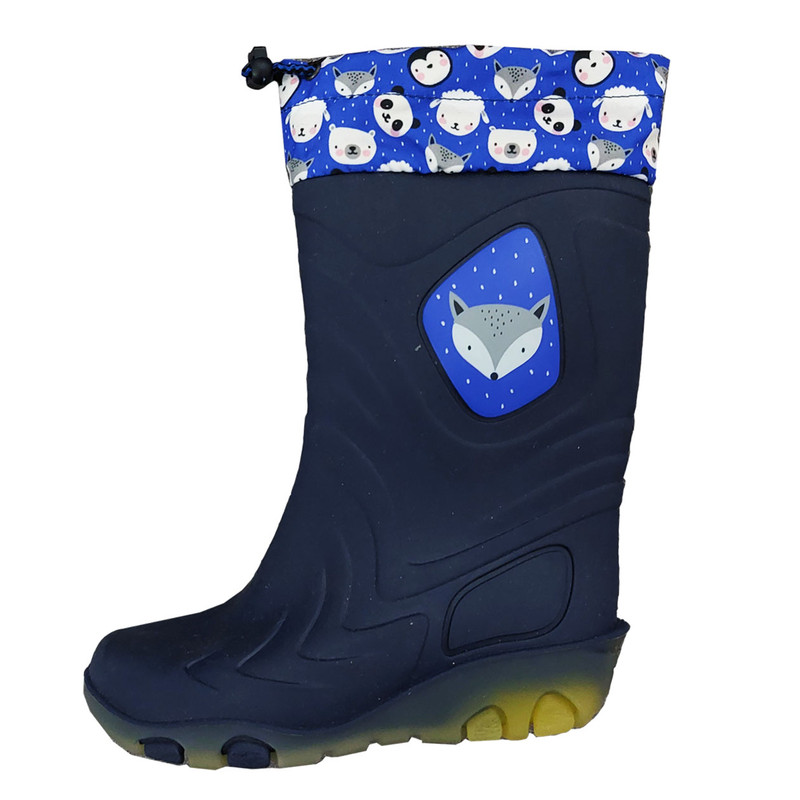 چکمه چراغدار پسرانه ایمپی دیمپی مدل لوپی رنگ سرمه ای