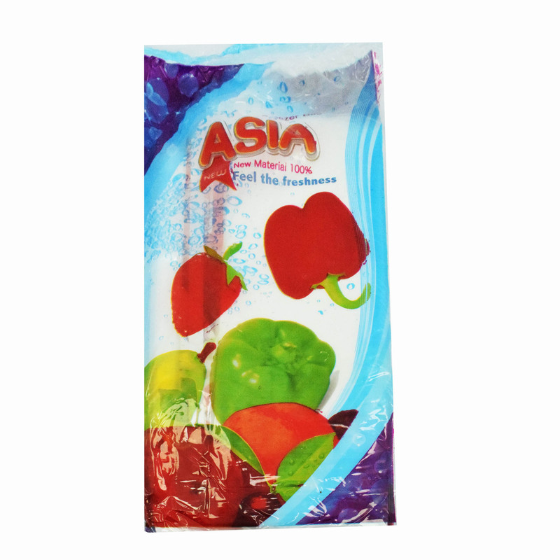 کیسه فریزر آسیا مدل لبه چسبدار بسته 60 عددی