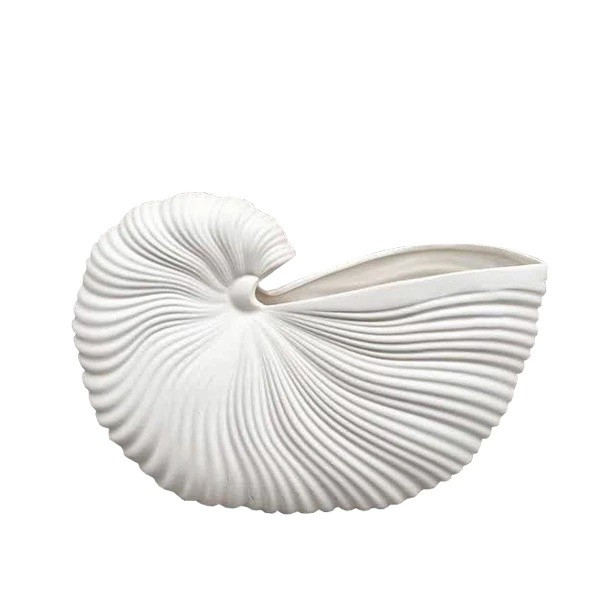 گلدان بتنی طرح مینیمال مدل حلزون