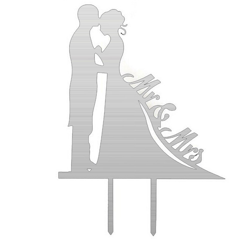 تاپر کیک جشنکده مدل Mr And Mrs کد 2