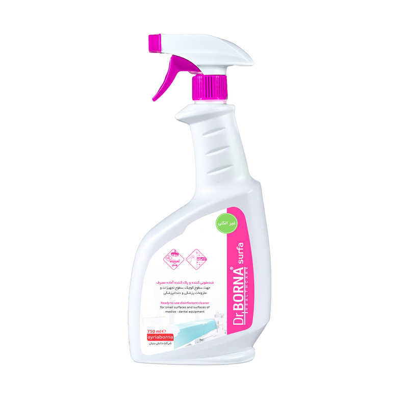 محلول ضدعفونی کننده دکتر برنا مدل سورفا حجم 750 میلی لیتر