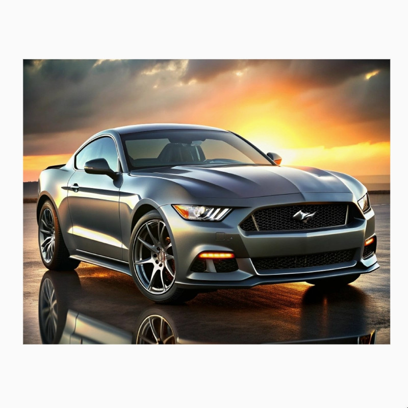 کاغذ دیواری طرح فورد موستانگ مدل لوکس و شیک کد K111