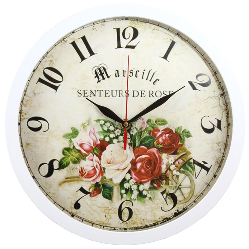 خرید و قیمت ساعت دیواری شیانچی طرح Roze کد 10010043