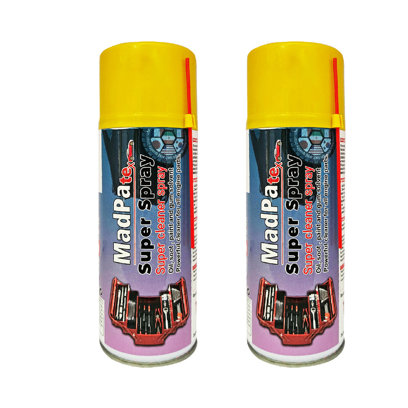 اسپری تمیز کننده انژکتور و دریچه گاز گروه مدپا مدل سوپر حجم 400 میلی لیتر بسته 2 عددی