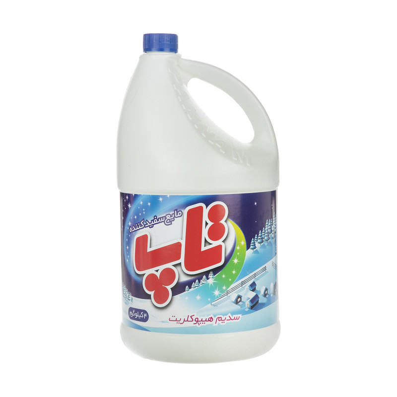 مایع سفید کننده تاپ مدل White حجم 4000 میلی لیتر