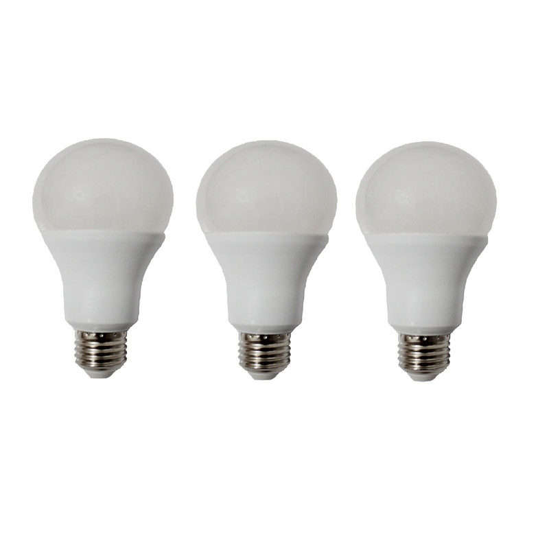 خرید و قیمت لامپ فوق کم مصرف ال ای دی 12 وات آریو تک مدل حبابی کد 657 پایه E27 مجموعه سه عددی