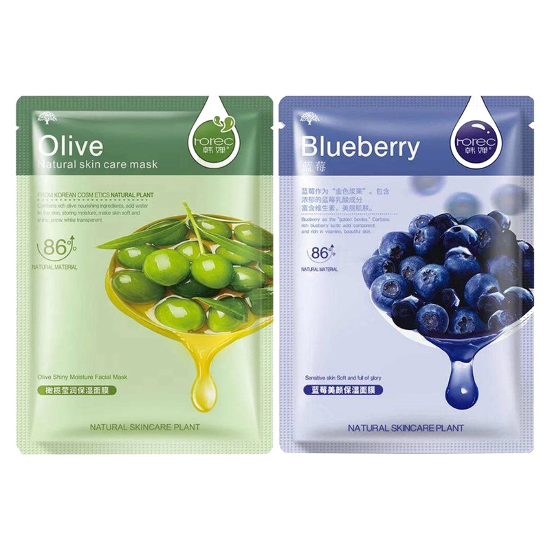 ماسک صورت رورک مدل GL014 وزن 30 گرم مجموعه 2 عددی