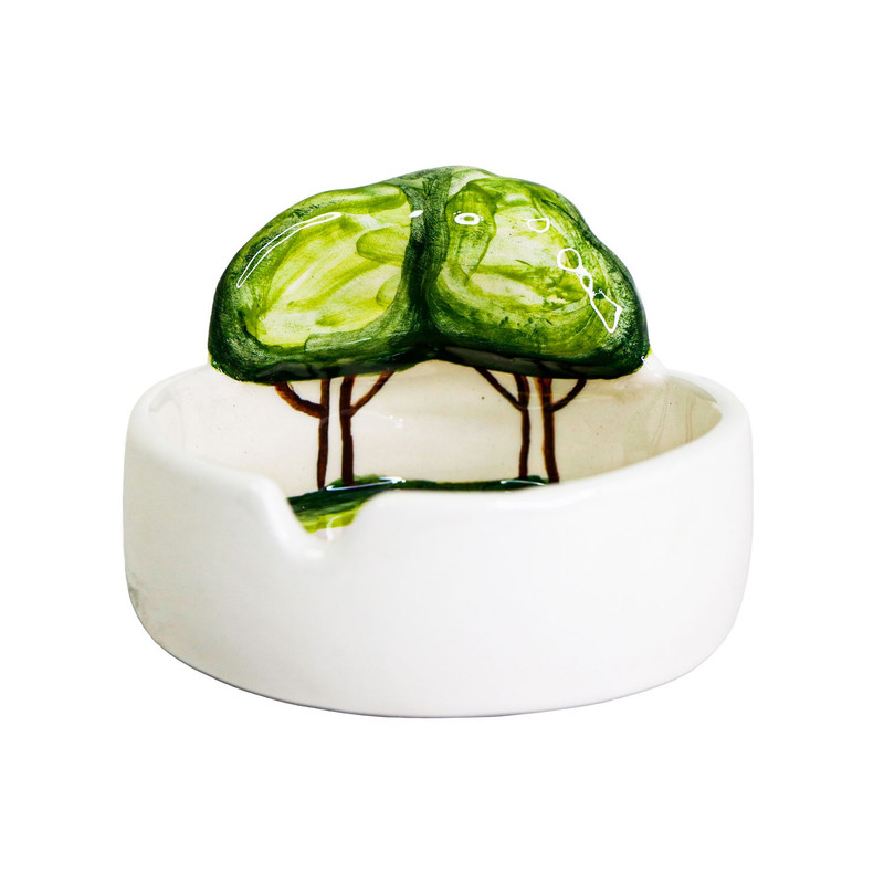 زیر سیگاری سرامیکی مدل فانتزی درخت