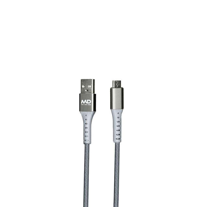 کابل تبدیل USB به microUSB ام دی مدل M02 طول 0.3 متر