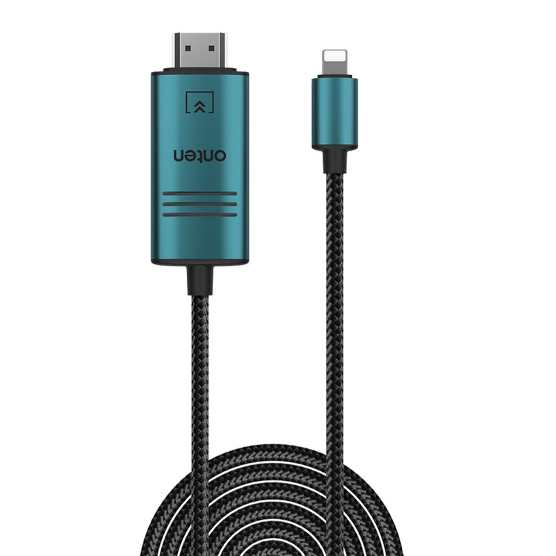 کابل تبدیل لایتنینگ به HDMI اونتن مدل 7577 طول 2 متر