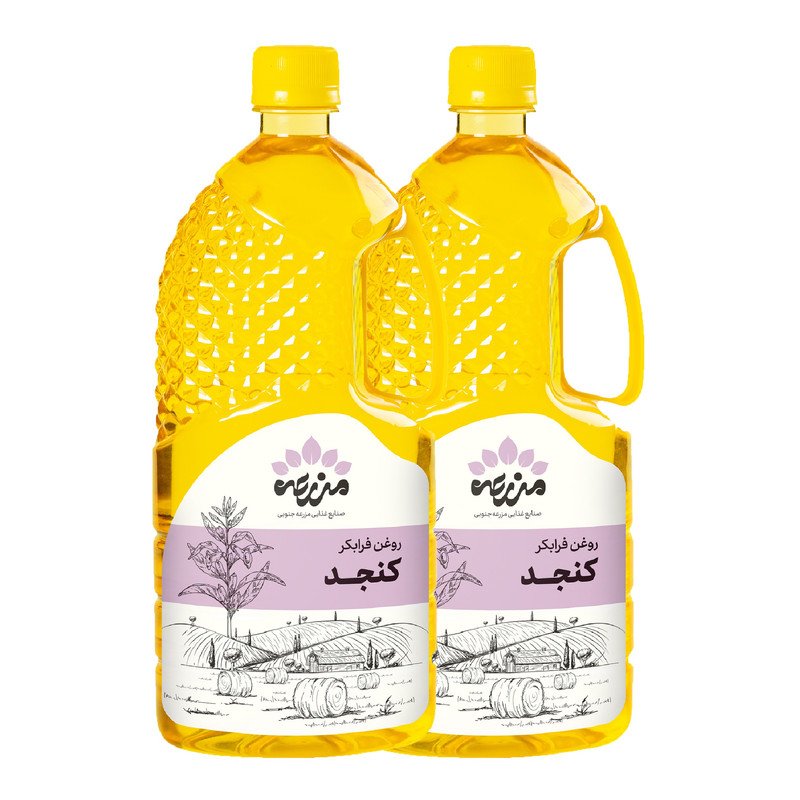 روغن کنجد فرابکر مزرعه جنوبی - 1 لیتر بسته دو عددی