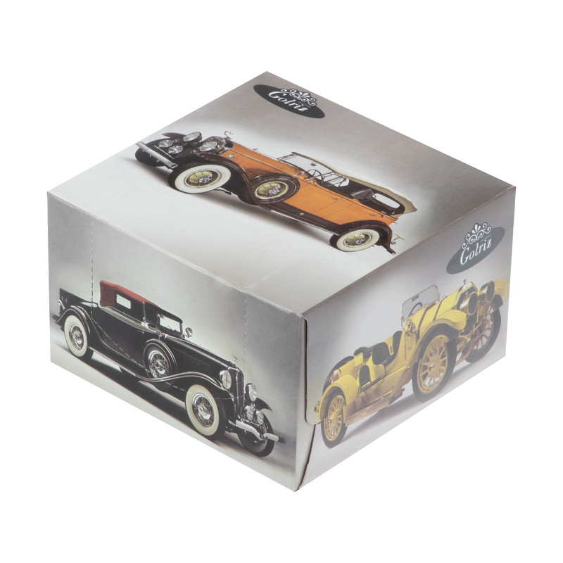 دستمال کاغذی 50 برگ گلریز گلدار طرح ماشين کلاسیک 1