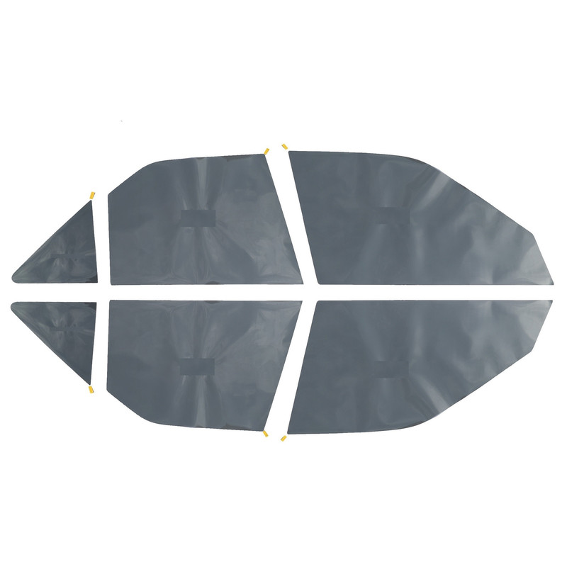 برچسب دودی شیشه خودرو پرشین دودی مدل PE35 مناسب برای 405 مجموعه 6 عددی