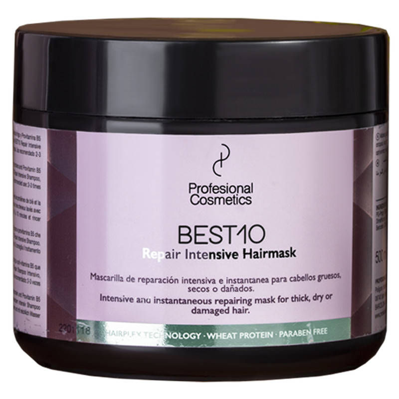 ماسک مو پرفشنال کازمتیک مدل بست 10حجم 500 میلی لیتر