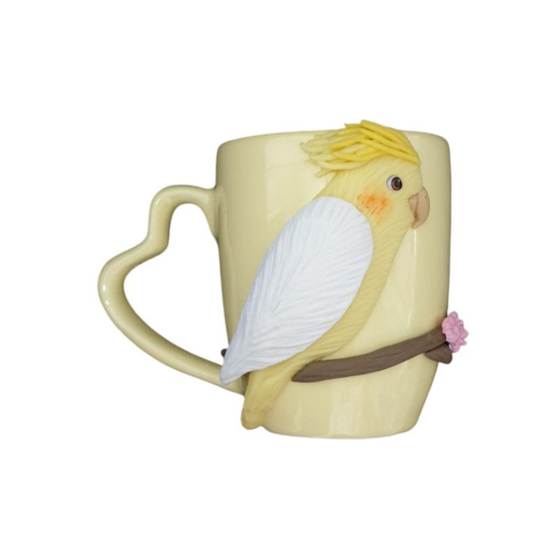 ماگ سرامیکی مدل عروسکی طرح طوطی کد 1172