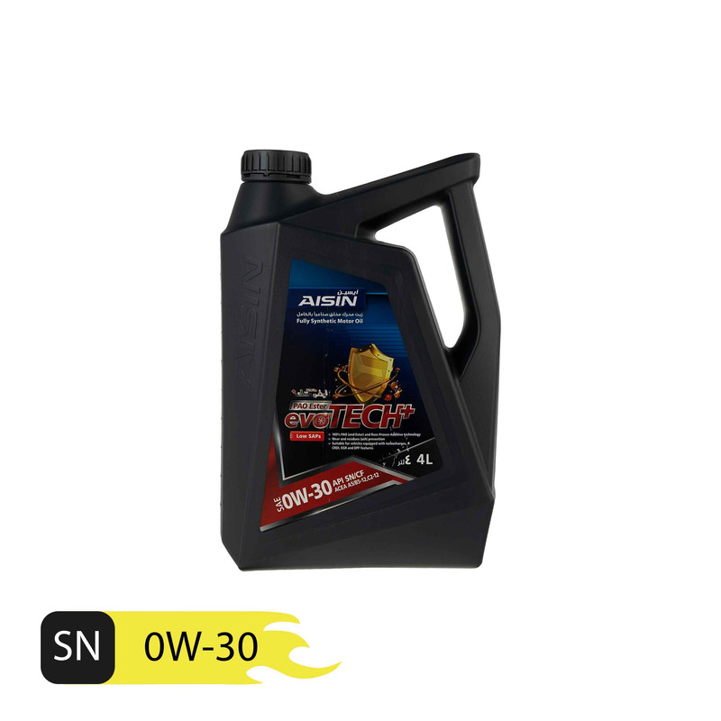 خرید و قیمت روغن موتور خودرو آیسین مدل 0W-30 SN PLUS حجم 4000 میلی لیتر