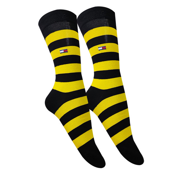 جوراب ساق بلند مردانه مدل راه راه