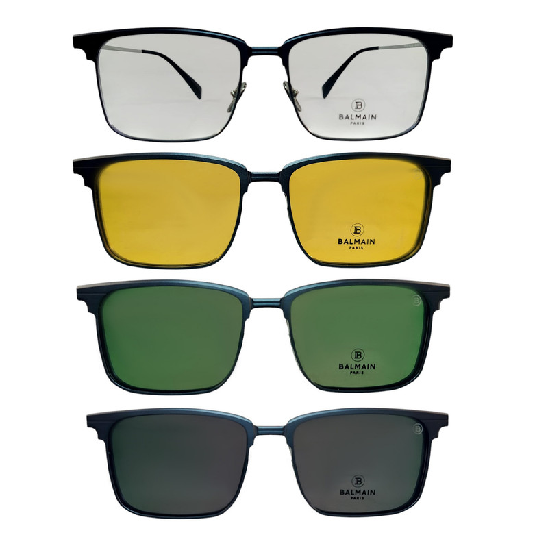 خرید و قیمت فریم عینک طبی بالمن مدل LB2171c2 به همراه کاور آفتابی مجموعه 4 عددی