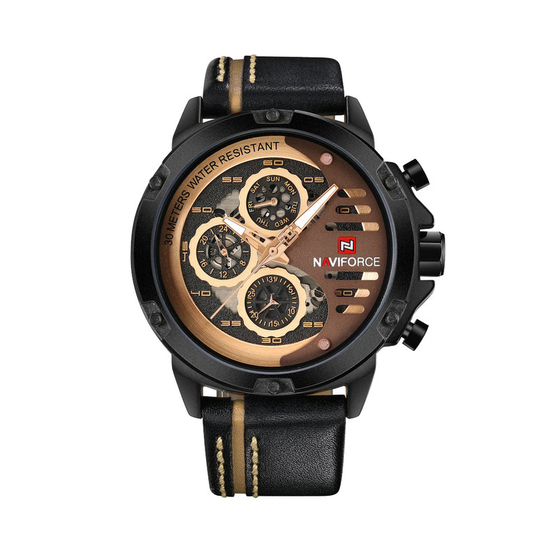 ساعت مچی عقربهای مردانه نیوی فورس مدل 9110brgbn