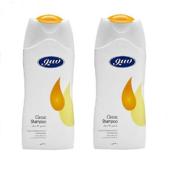 شامپو تقویت کننده و ضد ریزش مو سیو مدل کلاسیک حجم 400 میلی لیتربسته 2 عددی