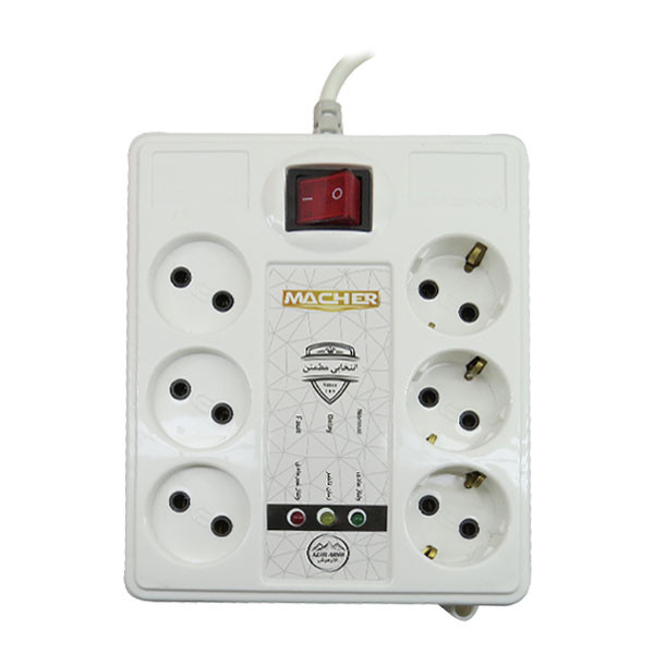 محافظ ولتاژ مچر مدل 6خانه MR 228