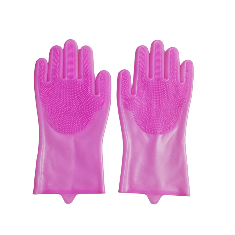 دستکش نظافت مدل سیلیکونی آجدار